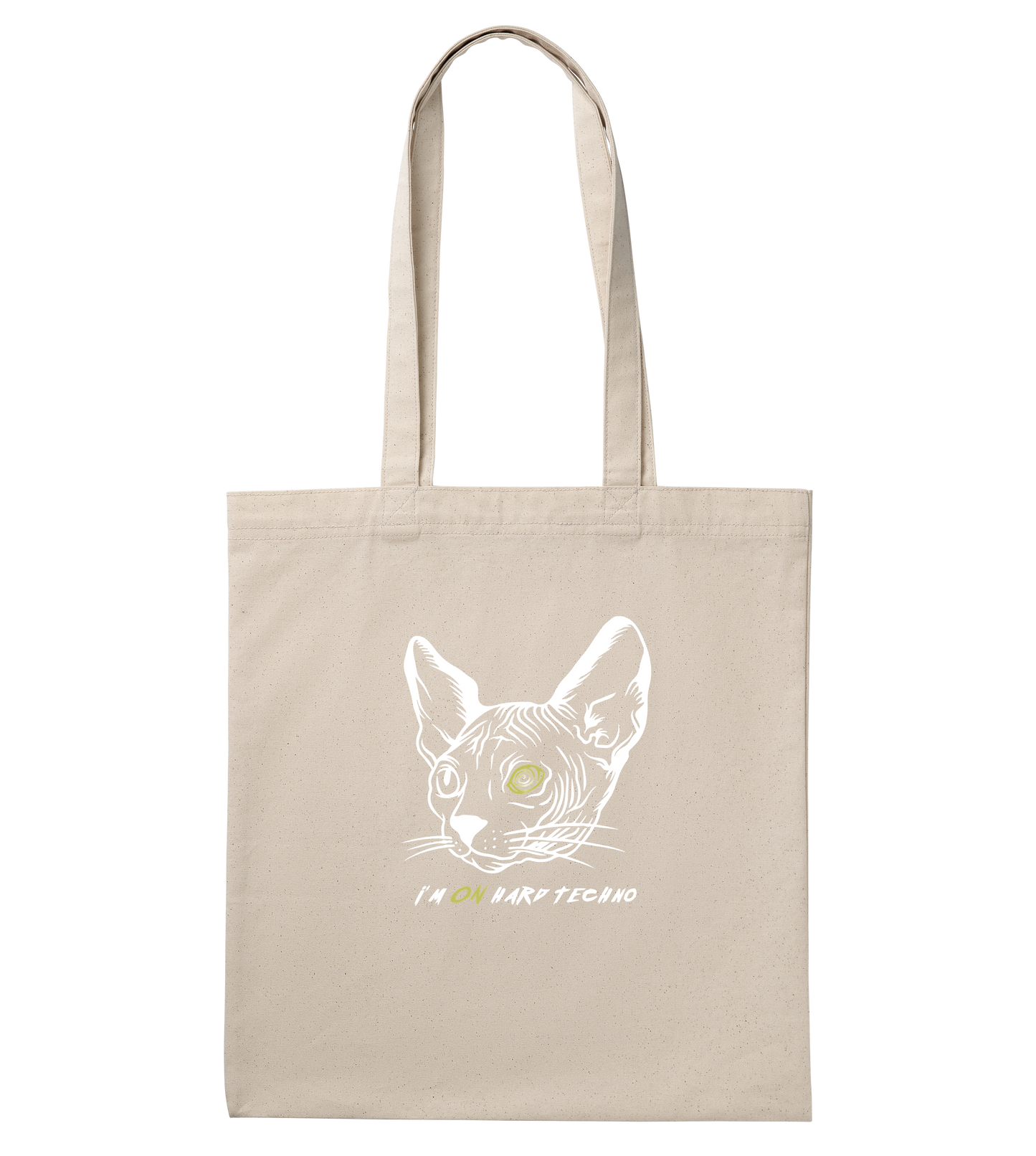 Im ON Hard Techno - Tote Bag (Small)