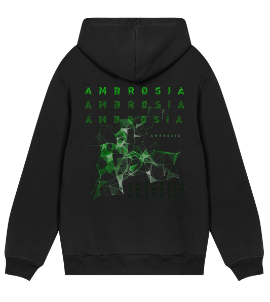 Wireframe - GREEN Hoodie (BLACK)