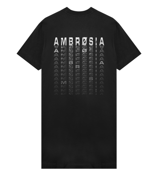 Ambrosia  X - Womens T-Dress (OFF-BLACK)