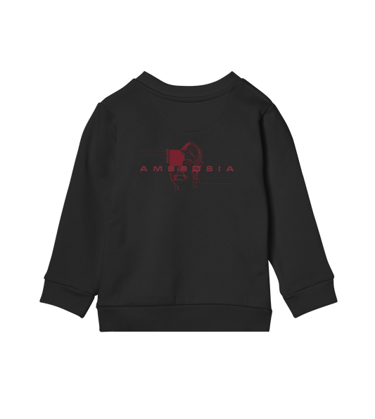 Brainwashed - RED Kids Sweater (OFF-BLACK)