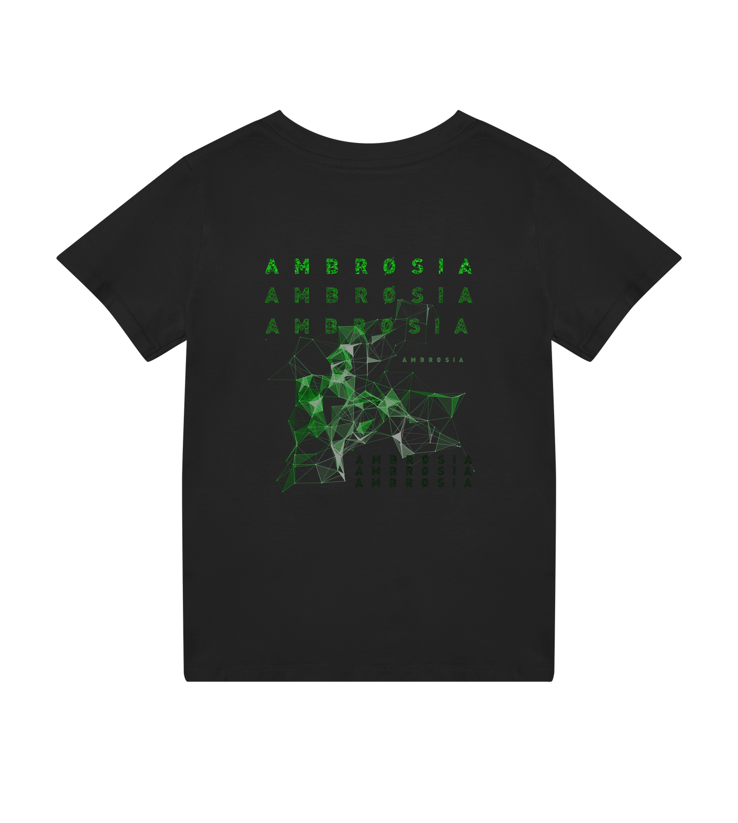 GREEN WireFrame - Kids Tee (OFF-BLACK)