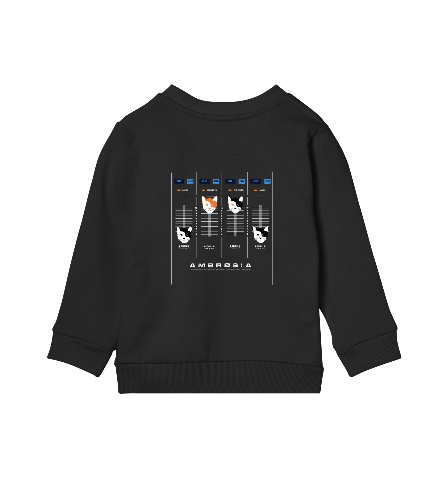 Cat Faders - Kids Sweater (OFF-BLACK)