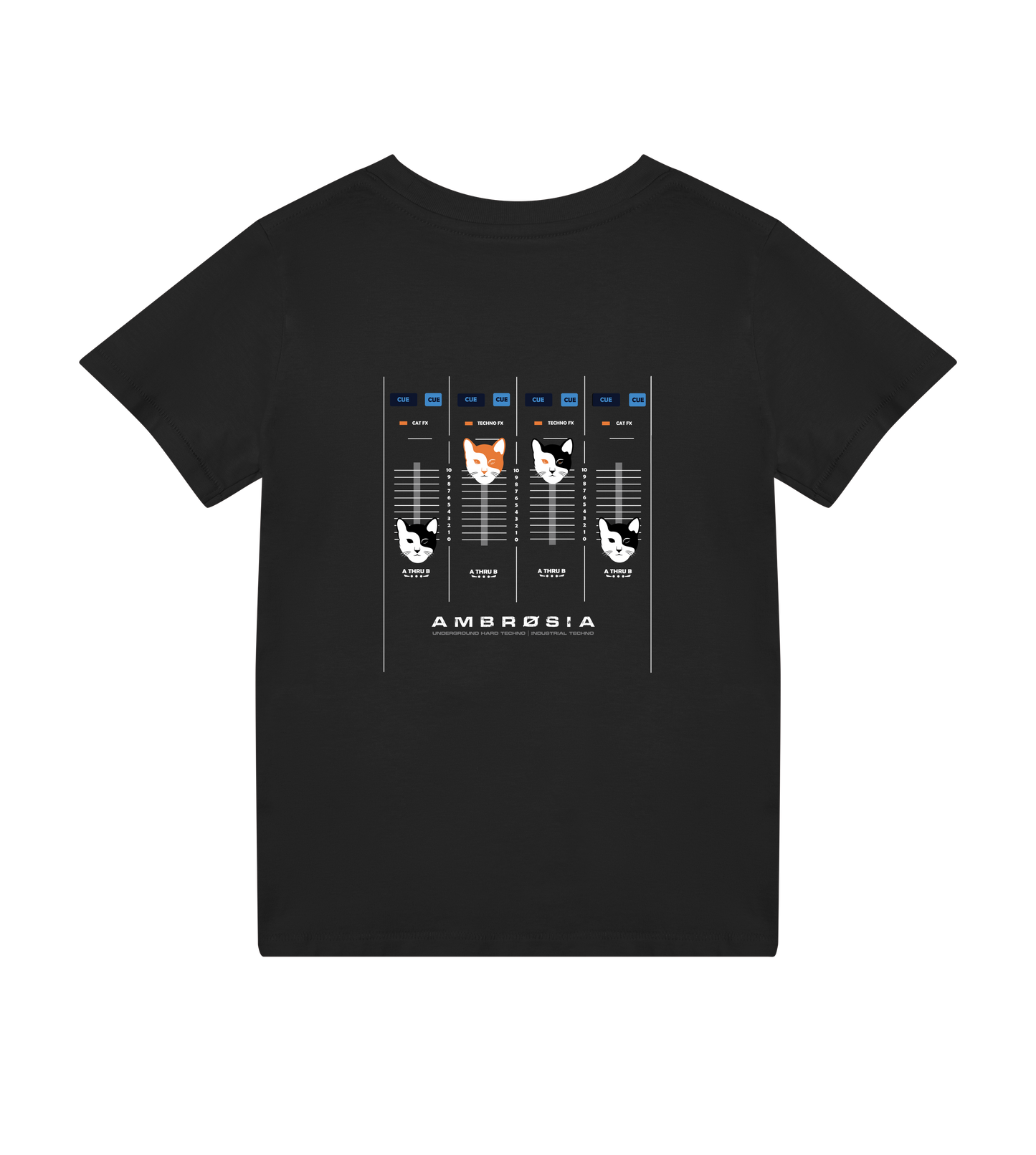 Cat Faders - Kids Tee (OFF-BLACK)