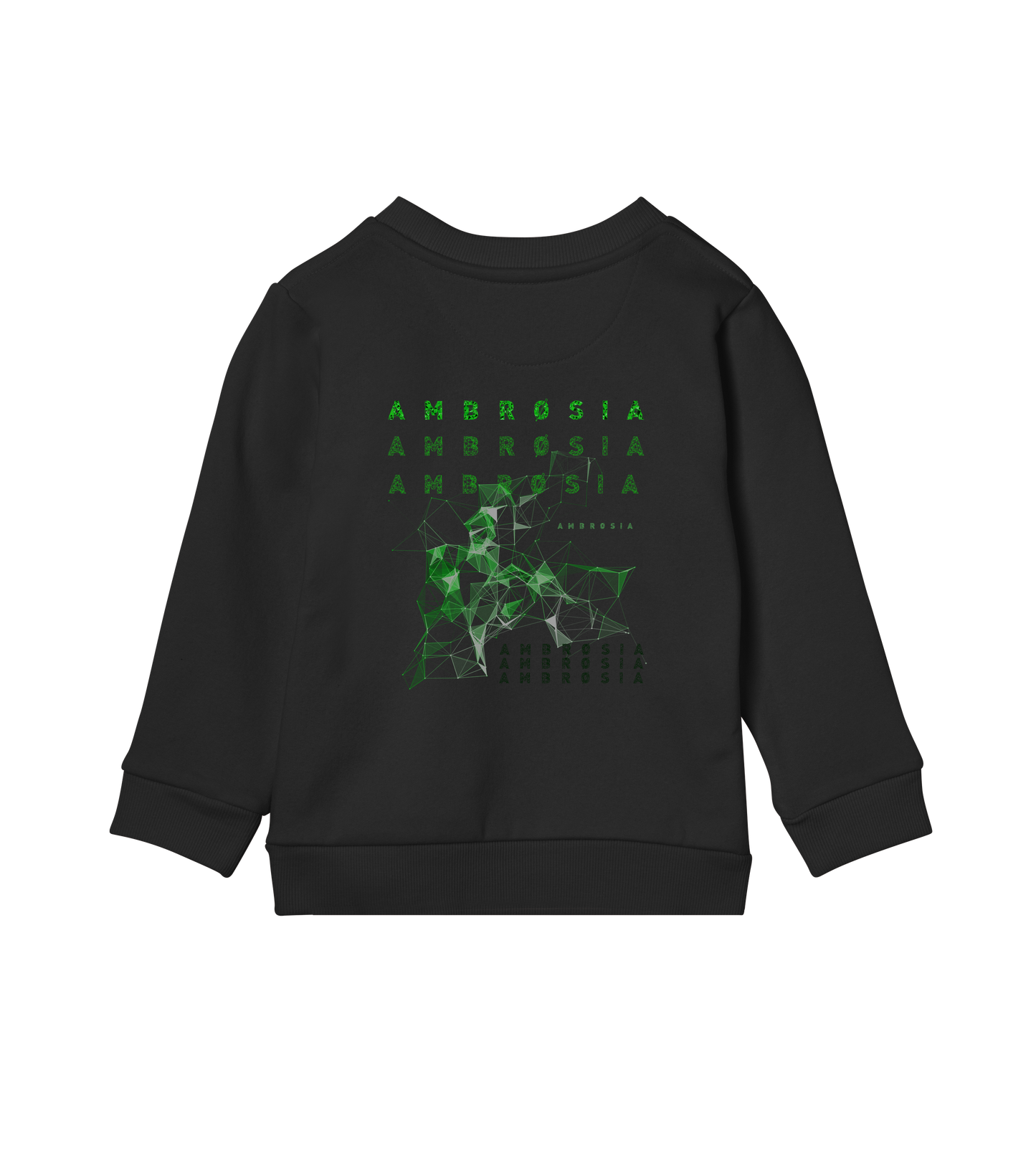 GREEN WireFrame - Kids Sweater (OFF-BLACK)