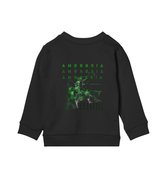 GREEN WireFrame - Kids Sweater (OFF-BLACK)