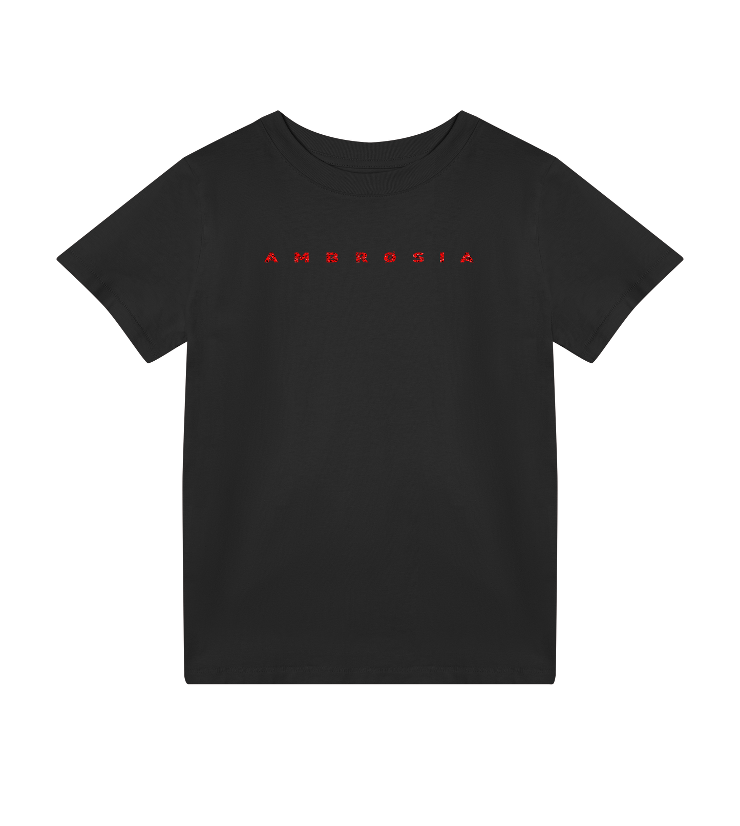 MIXED RED WireFrame - Kids Tee (OFF-BLACK)