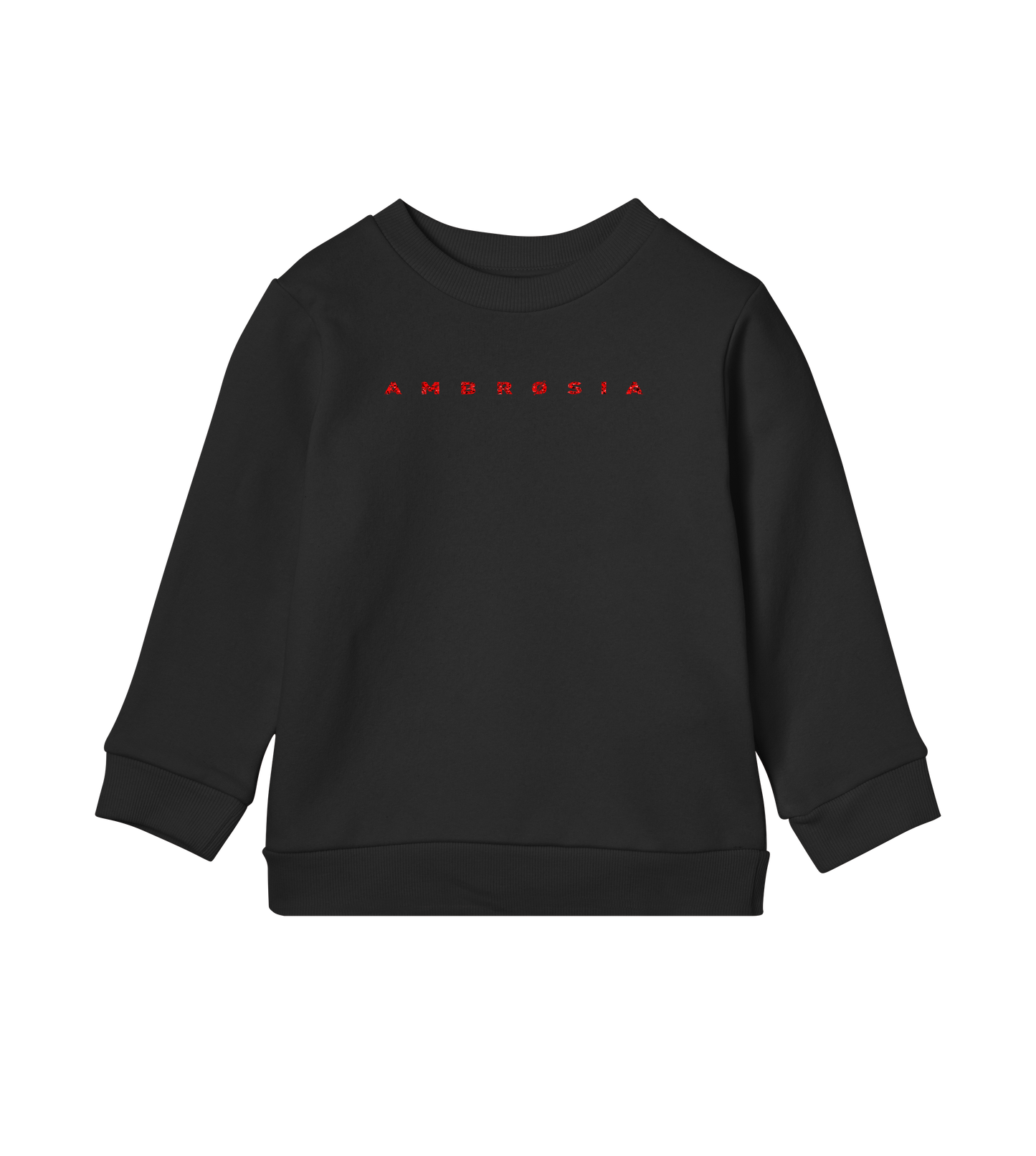 RED WireFrame - Kids Sweater (OFF-BLACK)