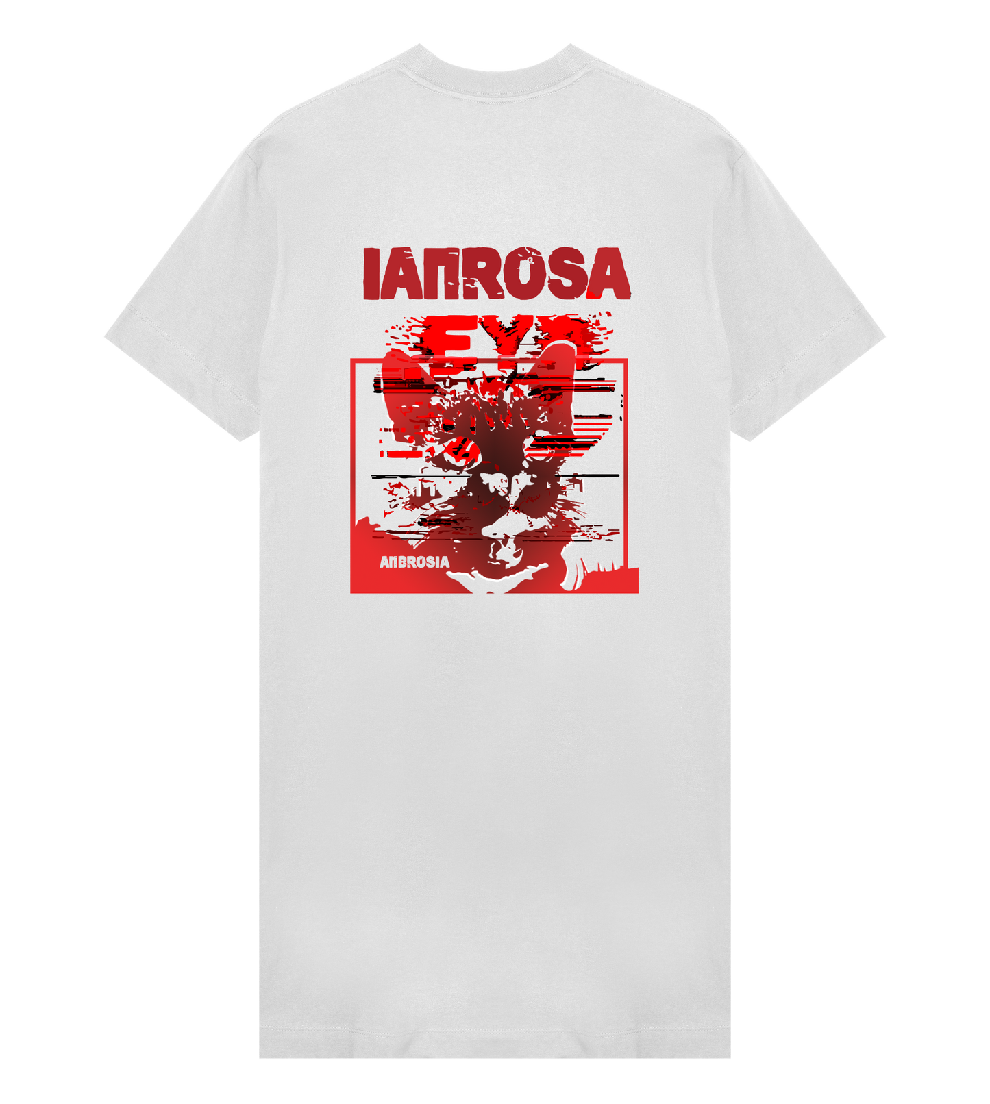 IAMRØSA - Womens T-Dress (WHITE)