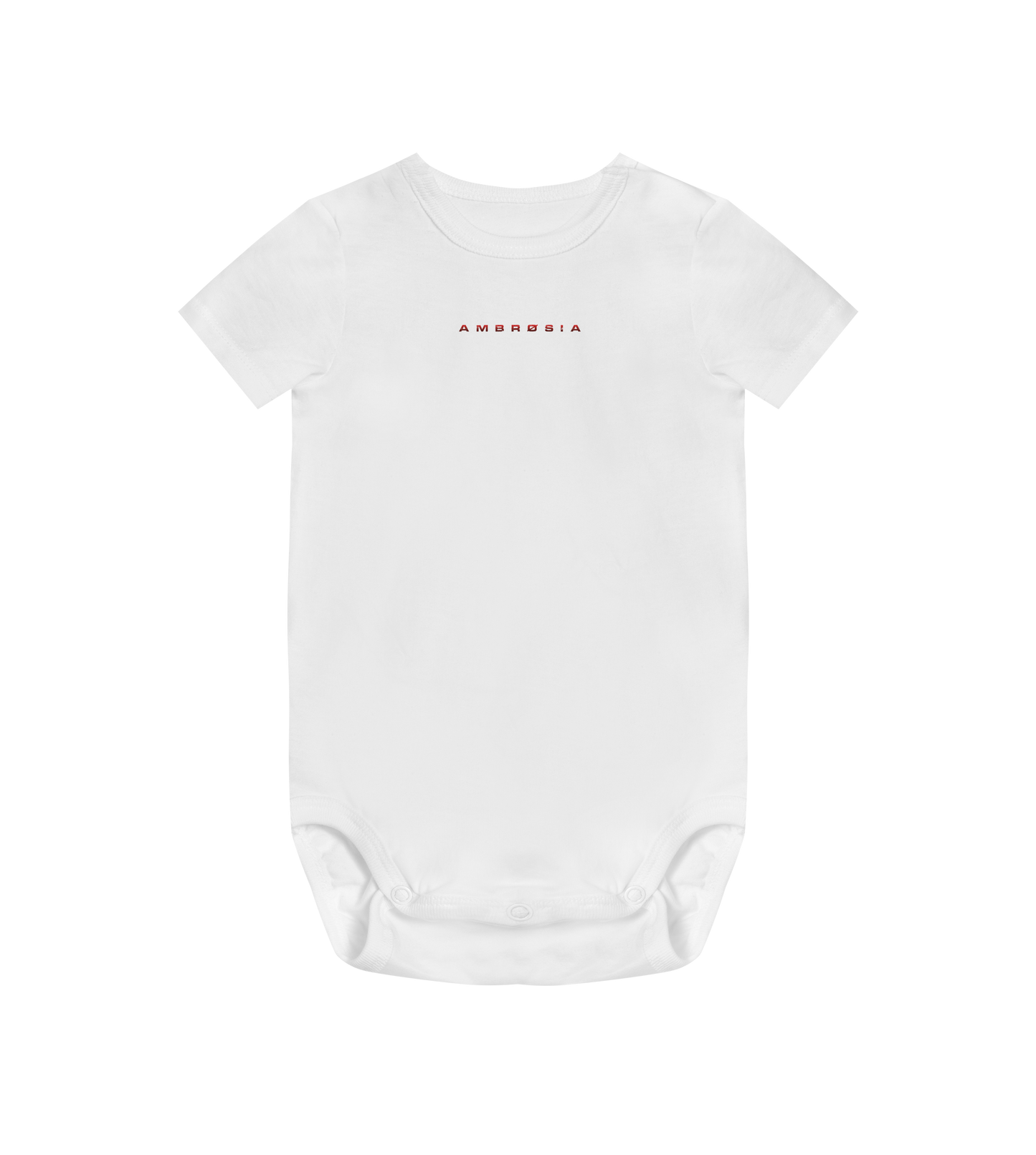 Basic Bodysuit Baby - Red Ambrosia (WHITE)